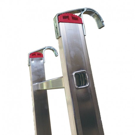 Enganche escalera simple de un tramo aluminio