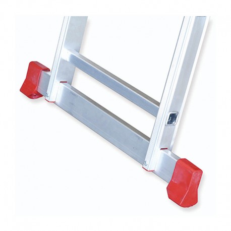 Pies escalera telescópica aluminio con cuerda