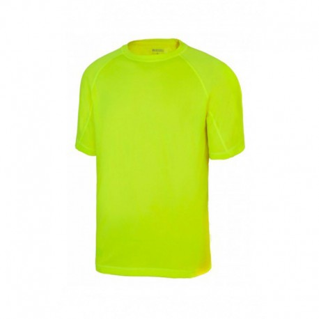 CAMISETA TÉCNICA MANGA CORTA COLOR AMARILLO REF.5010 VELILLA