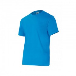 CAMISETA TÉCNICA MANGA CORTA COLOR TURQUESA REF.5010 VELILLA