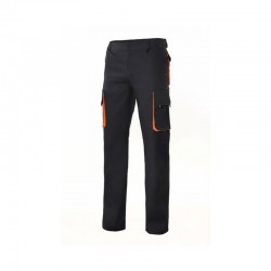 PANTALÓN STRETCH BIC. NEGRO/NARANJA VARIAS TALLAS 103024S