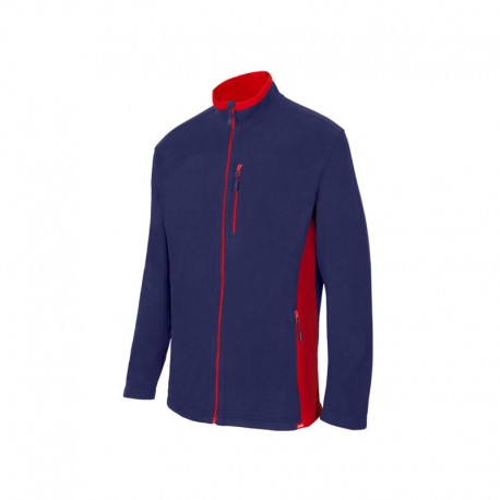 CHAQUETA POLAR BIC. AZUL NAVY/ROJO VARIAS TALLAS 201504