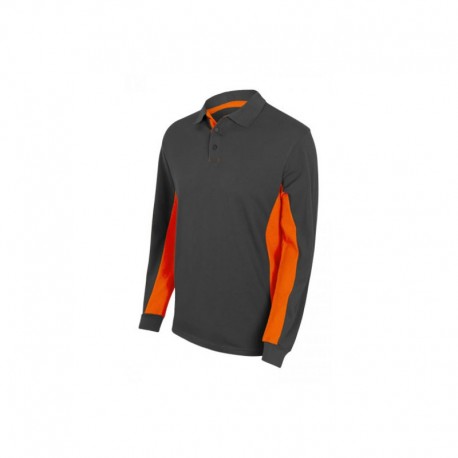 POLO BIC. ML GRIS/NARANJA VARIAS TALLAS 105514