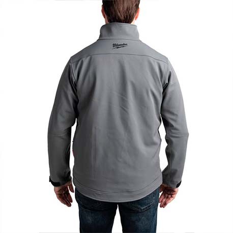 CHAQUETA MILWAUKEE GRIS CON CALEFACCIÓN A BATERÍA