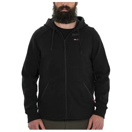 SUDADERA CALEFACTADA NEGRA M12 HH BL3 MILWAUKEE VARIAS TALLAS