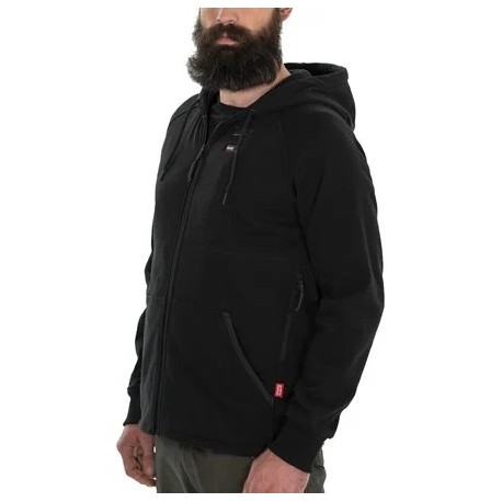 SUDADERA CALEFACTADA NEGRA M12 HH BL3 MILWAUKEE VARIAS TALLAS