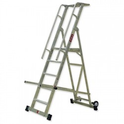 ESCALERA PLEGABLE DE ALUMINIO VARIOS PELDAÑOS PELDAÑOS GAYNER 74-308