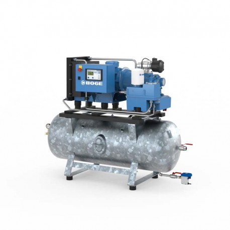 COMPRESOR DE TORNILLO 8BAR/10BAR 20CV con depósito DE 350 LITROS C20-LR BOGE