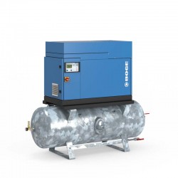 COMPRESOR DE TORNILLO 7,5BAR/10BAR/13BAR 7,5CV con depósito DE 270 LITROS C7PM-R BOGE