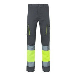 PANTALON AV 157 GRIS/AMARILLO T. L