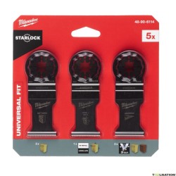 JUEGO 5 CUCHILLAS PARA MADERA