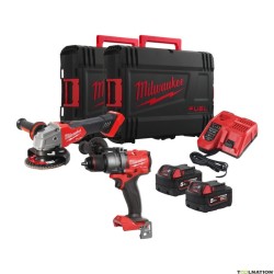 PACK TALADRO + AMOLADORA M18FPP2E3-502X