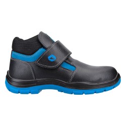 Bota de Seguridad Roble 2.0 Negra con Detalles Azules