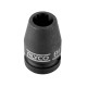 Llave de vaso de impacto tipo torx hembra E y cuadradillo 1/2” Alyco