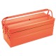 Caja metálica para herramientas de 5 bandejas ALYCO ORANGE