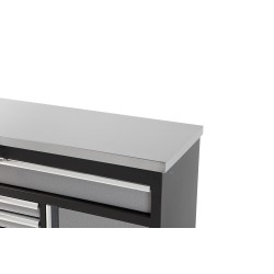 Base de Acero Inoxidable para Armarios de Garaje (3 Módulos) ALYCO - 