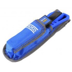 Juego De Cúter Y 10 Cuchillas Fragmentables Sk2H 18 Mm En Bolsa De Nylon ALYCO