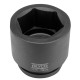 Llave de vaso de impacto con boca hexagonal y cuadradillo 1  1/2"""" Alyco