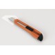Cúter De Cuchilla Fragmentable De 18 Mm Con Guía De Plástico ALYCO ORANGE