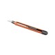 Cúter De Cuchilla Fragmentable De 9 Mm Con Guía Metálica ALYCO ORANGE