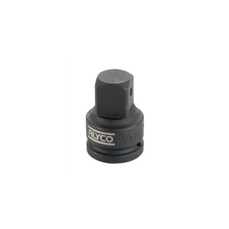 Adaptador para Llave de vaso de impacto. con conexión hembra de 3/4"""" y macho de 1 Alyco