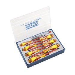 Juego De Destornilladores Aislados 8 Pzs. Caja De Plástico ALYCO