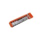 Juego De Llave de vasos De 1/2"""" 10 Vasos En Regleta ALYCO ORANGE