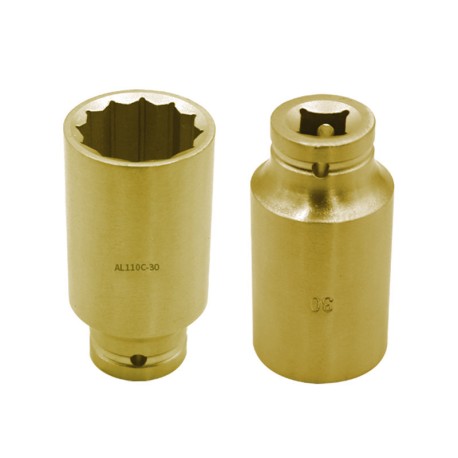 Llave de vaso De Impacto De 1/2"""". Serie Larga Antichispa AlBr ALYCO