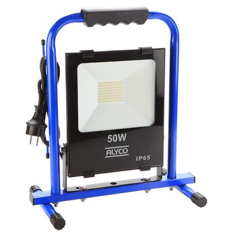 Proyector Inclinable Extrafino Soporte Metálico 50W Smd Ip65 ALYCO