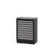 Armario Base de 9 Cajones con Base de Acero Inoxidable y Cerradura AL