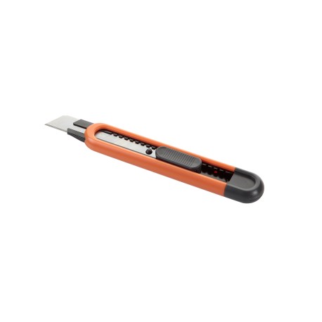 Cúter De Cuchilla Fragmentable De 18 Mm Con Guía Metálica ALYCO ORANGE