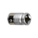 Adaptador para puntas. con conexión de 3/8"""" para carracas y acople para puntas de 3/8"""" Alyco
