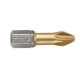 Puntas De Atornillar De tipo Phillips Con recubrimiEnto De titanio De 1/4” Y 25 mm De Longitud ALYCO