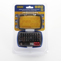 Juego 32 Pzas De Puntas De 1/4"""" En Caja De Plástico ALYCO