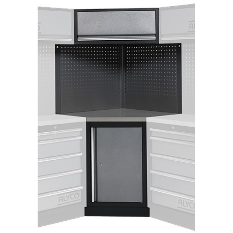 Módulo Esquinero con Base de Acero Inoxidable para Conjunto de Armari