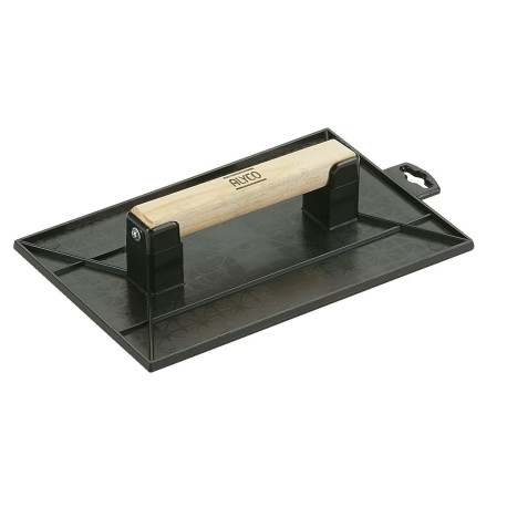 Talocha rectangular De Plástico Con Mango De Madera ALYCO