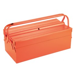 Caja metálica de herramientas de 3 bandejas ALYCO ORANGE