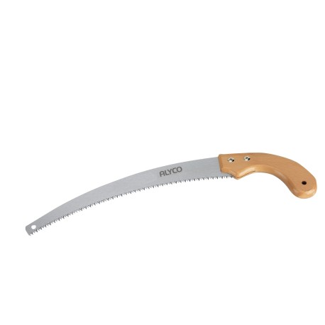 Serrucho De Poda Curvo Con Mango De Madera De 480 mm ALYCO