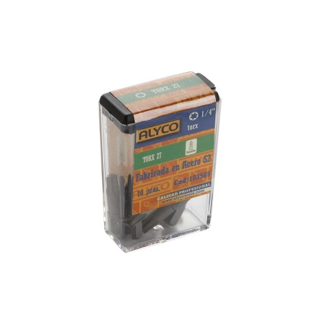 Puntas Tipo Torx De 1/4"""" Y 25mm De Longitud ALYCO