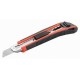 Cúter De Cuchilla Fragmentable De 18 Mm Con Guía Metálica ALYCO ORANGE