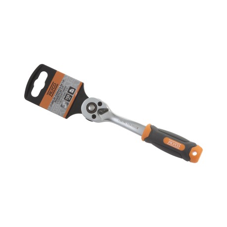 Llave De Carraca Acodada De Cuadradillo 1/4"" 72 Dientes ALYCO ORANGE