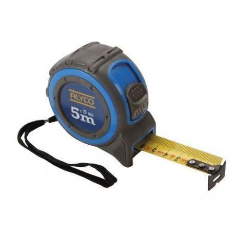 Flexómetro Metálico Cuerpo Bimaterial ALYCO