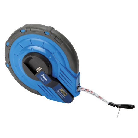 Flexómetro Largo Cinta Fibra De Vidrio Cuerpo Bimaterial ALYCO