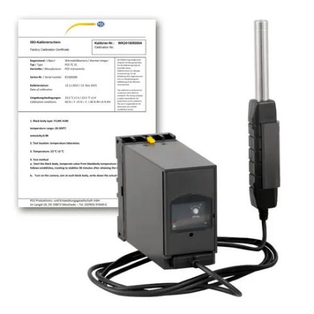 Sonómetro PCE-SLT-TRM-24V-ICA incl. certificado de calibración