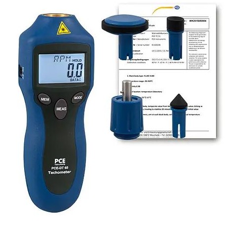Tacómetro por láser PCE-DT 65-ICA
