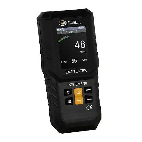 Gaussímetro PCE-EMF 30 – Medición EF, MF y RF