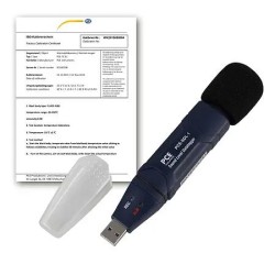 Sonómetro USB PCE-SDL 1-ICA con memoria y certificado ISO
