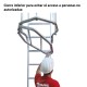 SVS2 | Escalera vertical de seguridad con jaula de protección