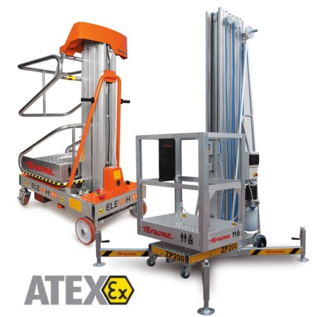 Elevah Atex | H. máx. de trabajo 5 m.,H. máx. de trabajo 5 m.