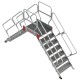 SP-T | Escalera puente con plataforma en tramex